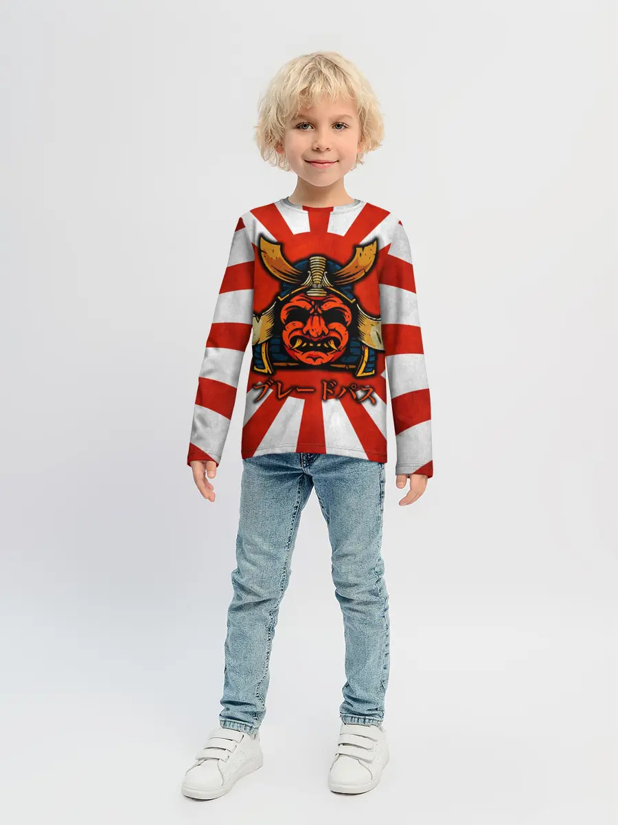 Детский лонгслив / Sun samurai