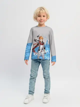 Детский лонгслив / Genshin Impact - Tartaglia