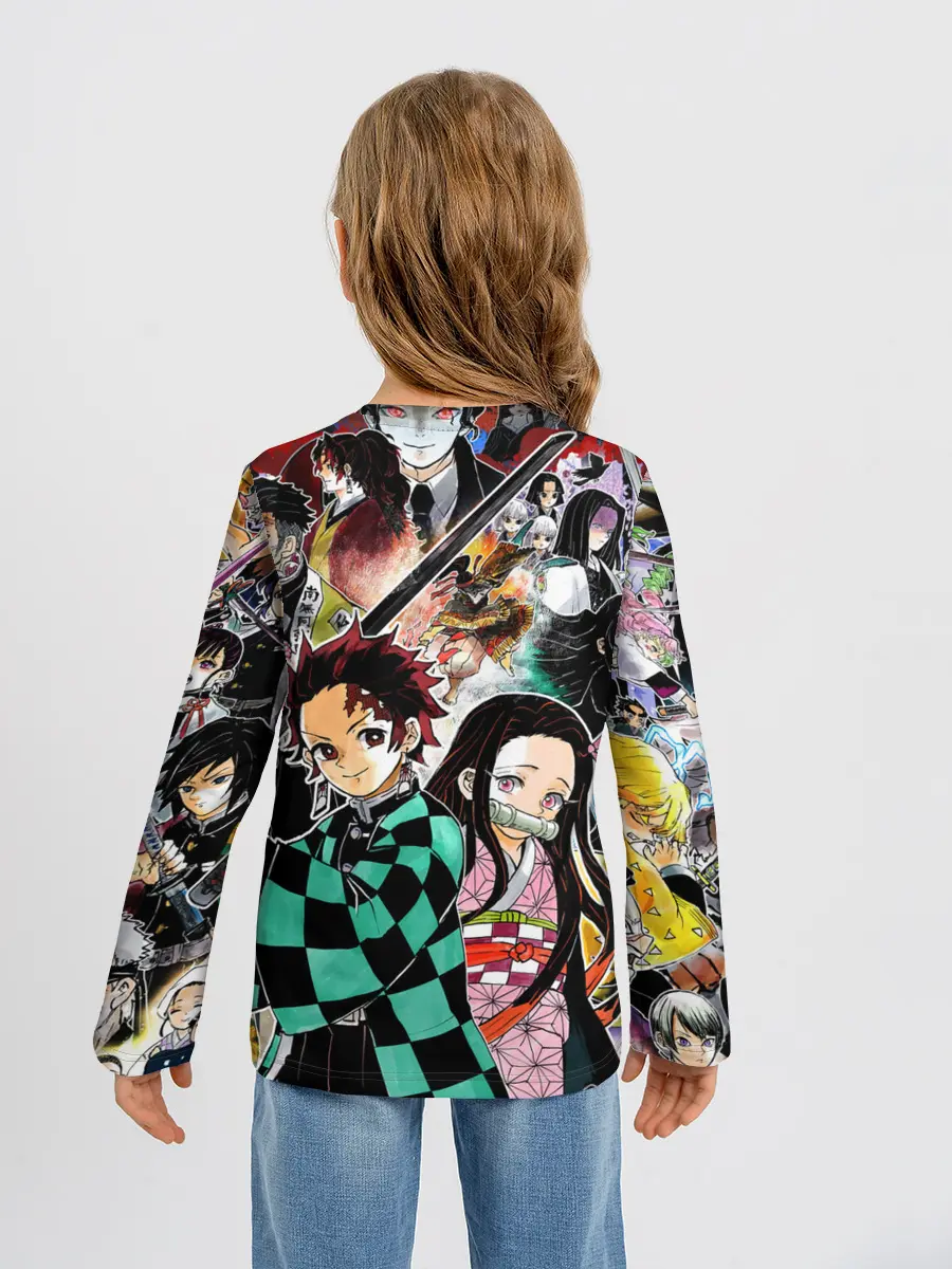 Детский лонгслив / Клинок рассекающий демонов