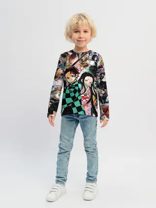 Детский лонгслив / Клинок рассекающий демонов