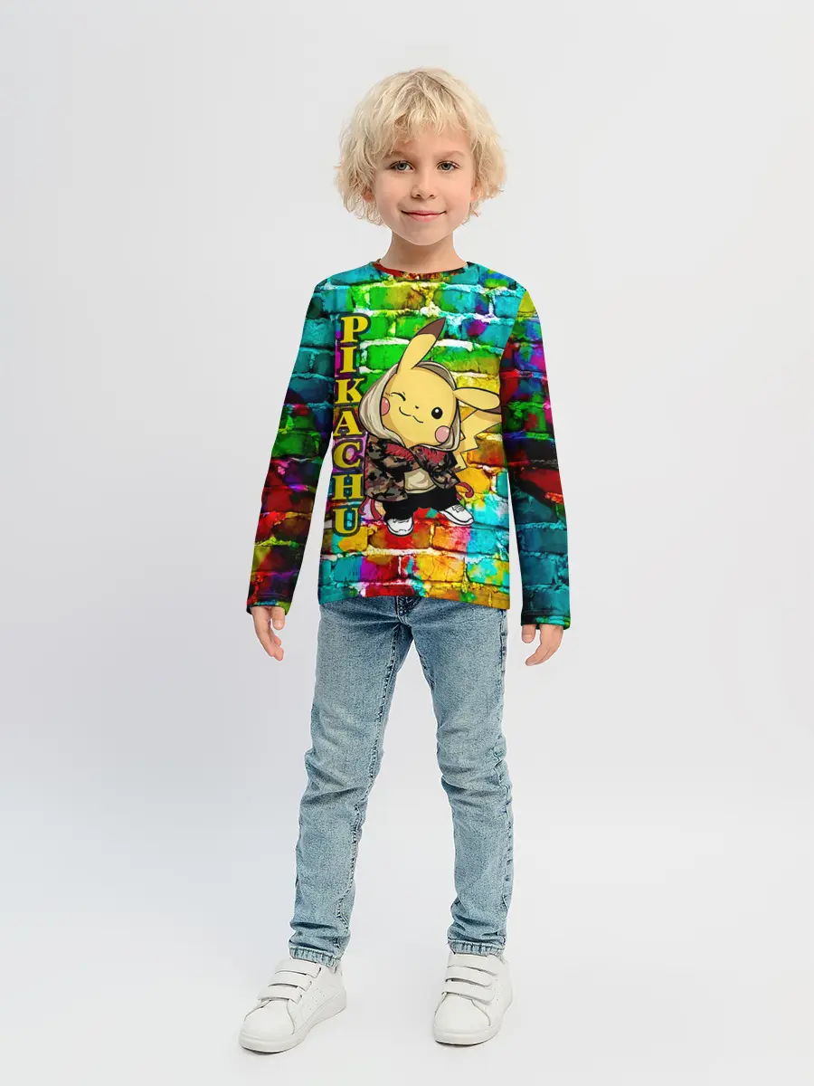 Детский лонгслив / Pikachu