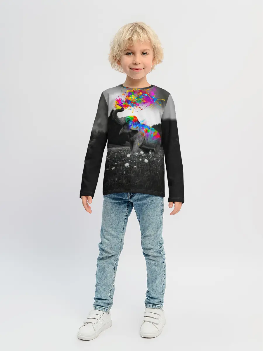 Детский лонгслив / Слон