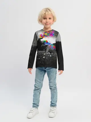 Детский лонгслив / Слон