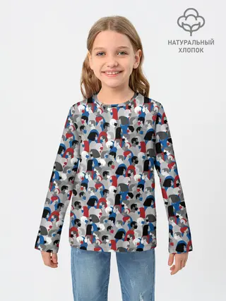 Детский лонгслив / Коронавирус