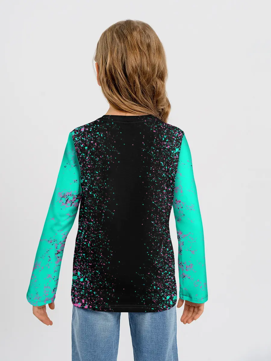 Детский лонгслив / Единорог