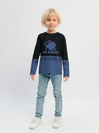 Детский лонгслив / Не Быкуй!