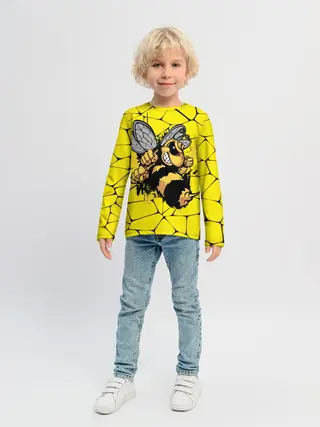 Детский лонгслив / Дикая пчела