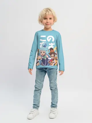 Детский лонгслив / KonoSuba заставка