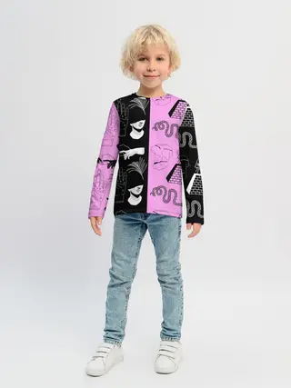 Детский лонгслив / руки, статуи