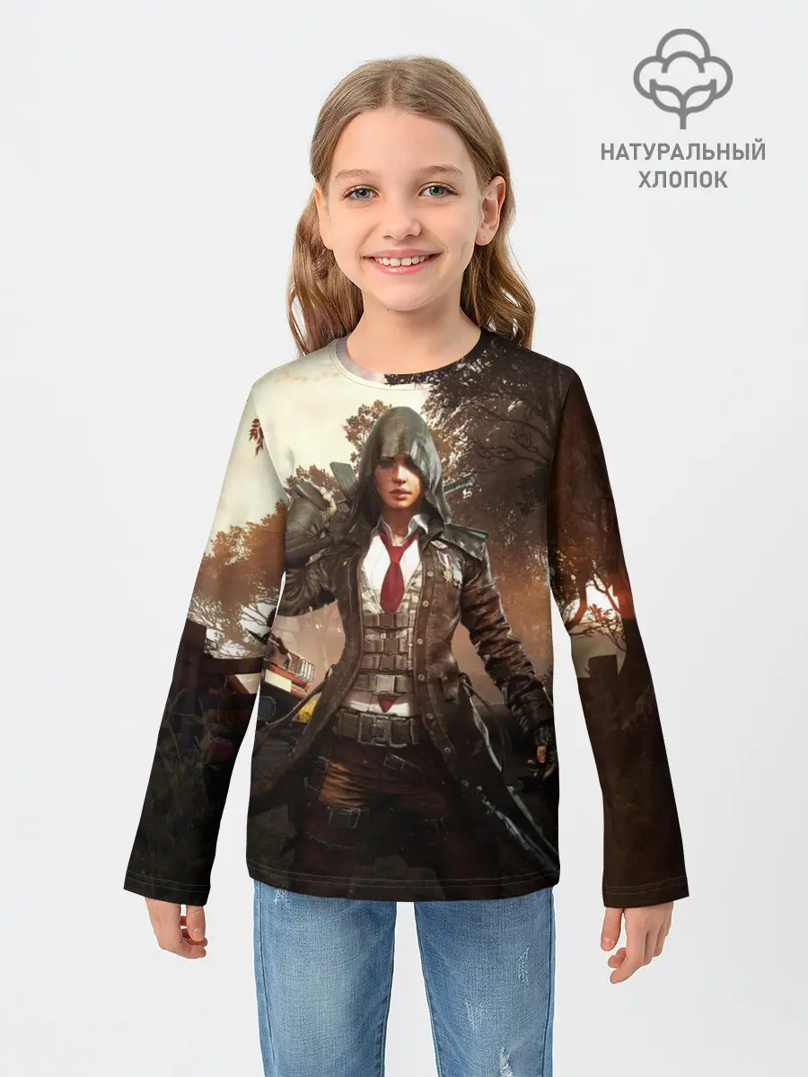 Детский лонгслив / PUBG