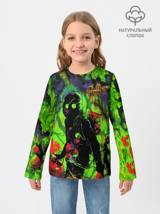 Детский лонгслив / Граффити