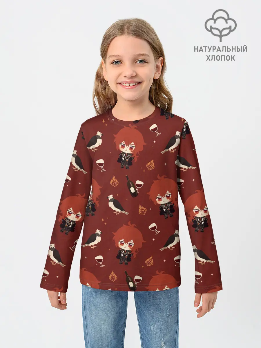 Детский лонгслив / Genshin Impact