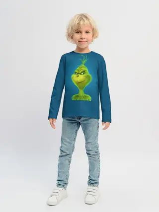 Детский лонгслив / Гринч