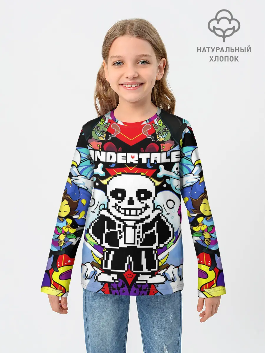 Детский лонгслив / UNDERTALE