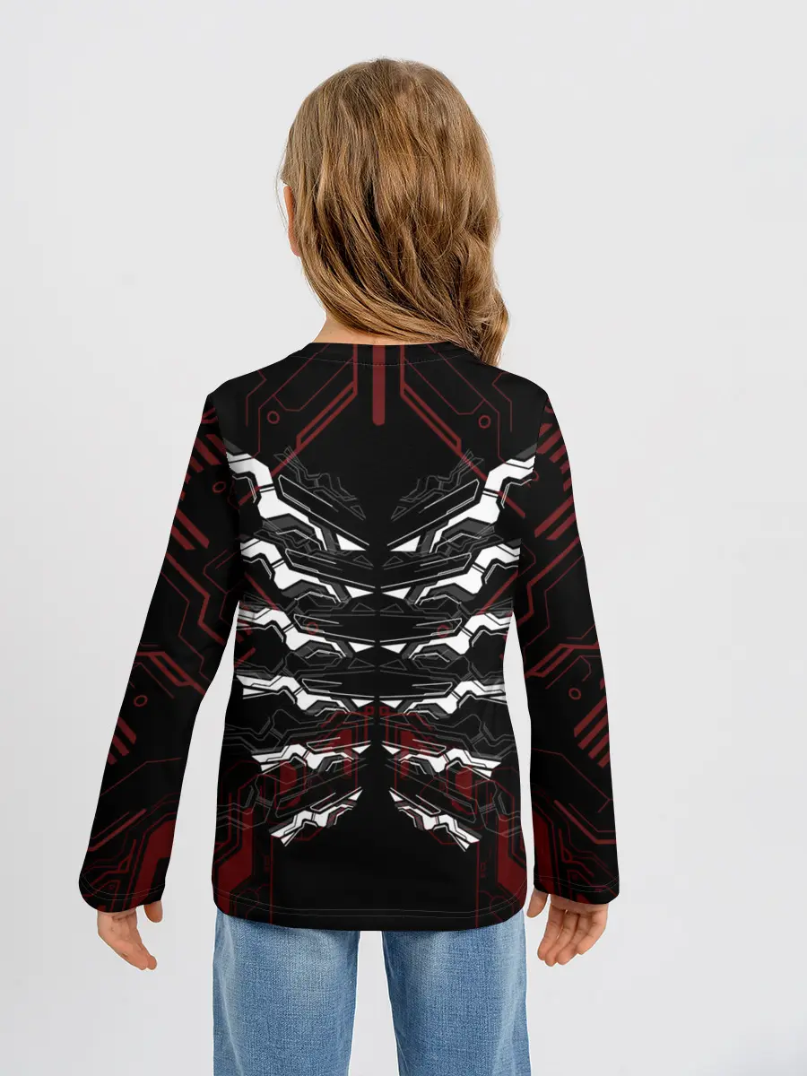 Детский лонгслив / Цифровой киберскелет