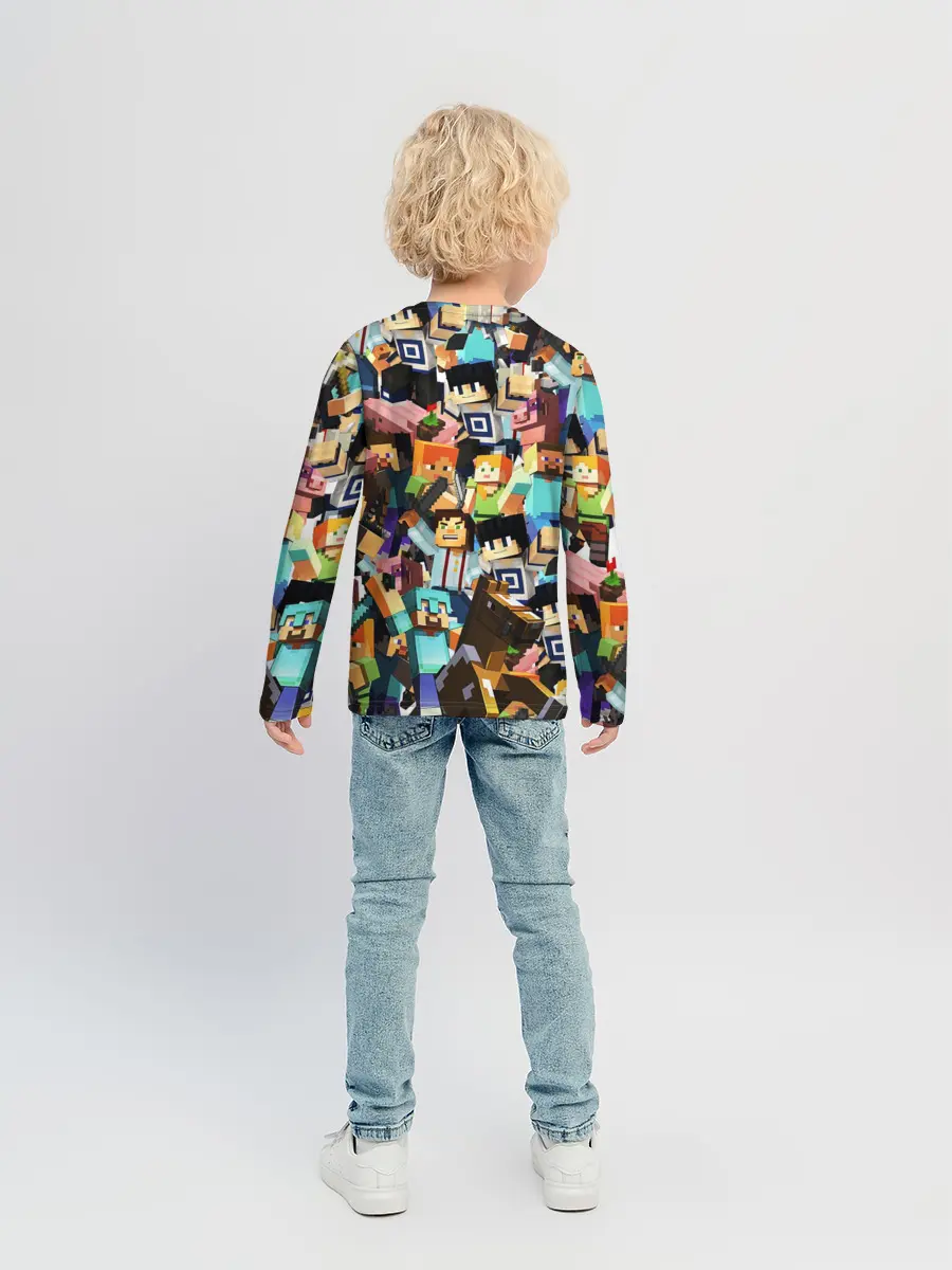 Детский лонгслив / MINECRAFT