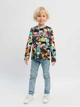 Детский лонгслив / MINECRAFT