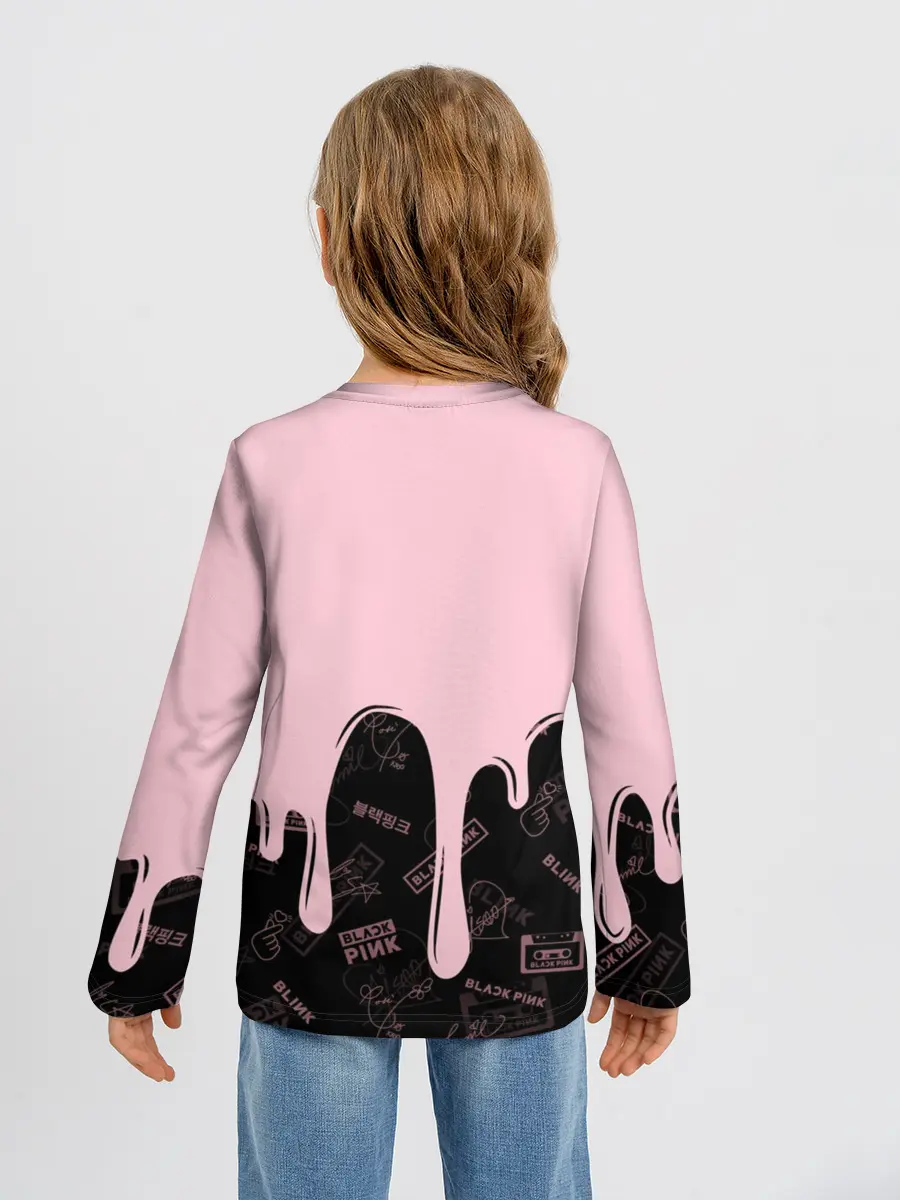Детский лонгслив / BLACKPINK ICE CREAM