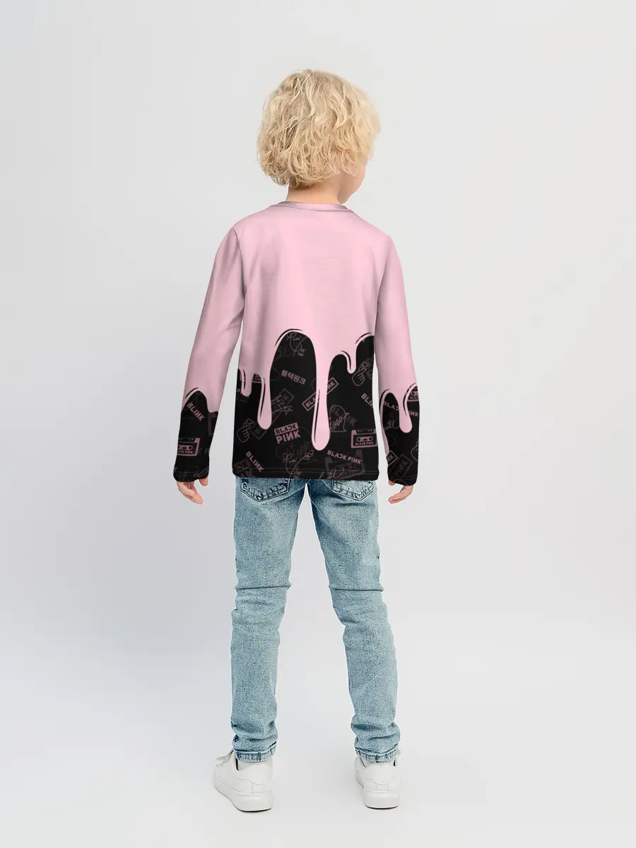 Детский лонгслив / BLACKPINK ICE CREAM