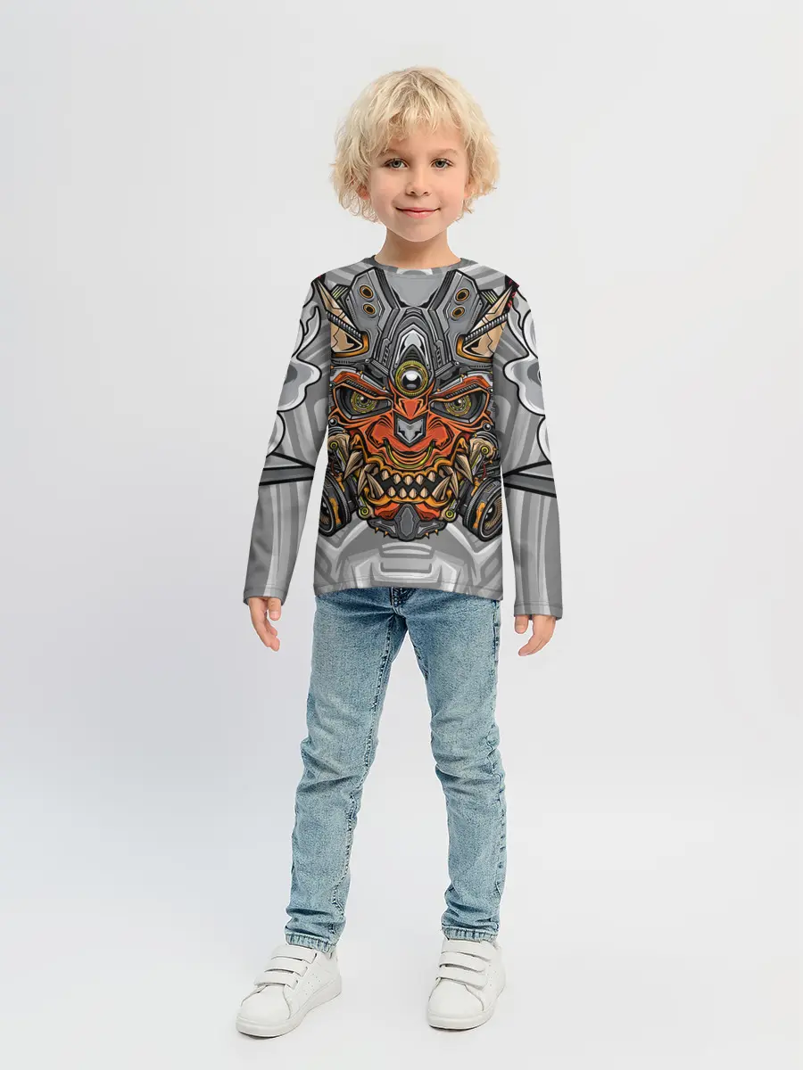 Детский лонгслив / Cyber Samurai