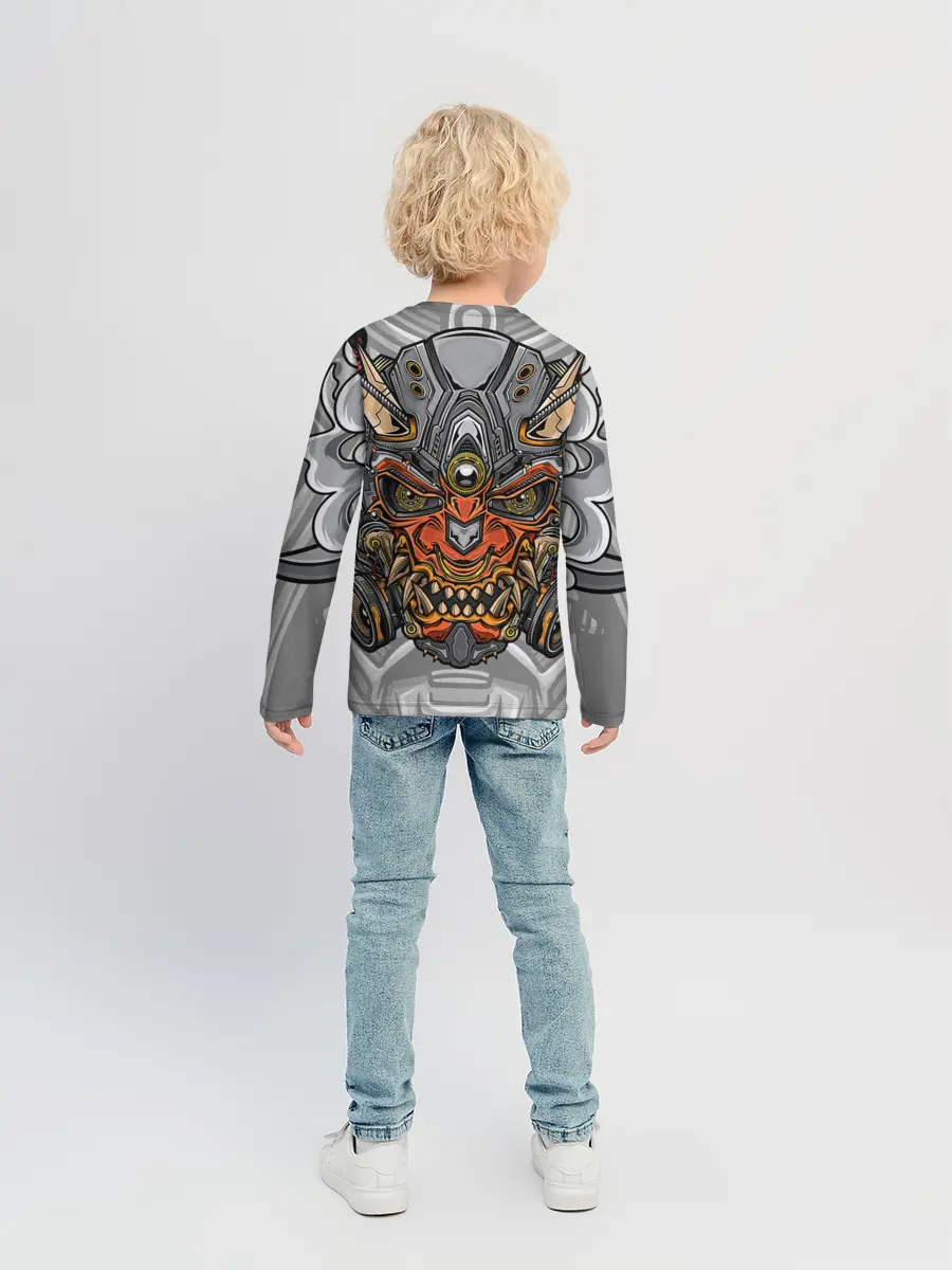 Детский лонгслив / Cyber Samurai