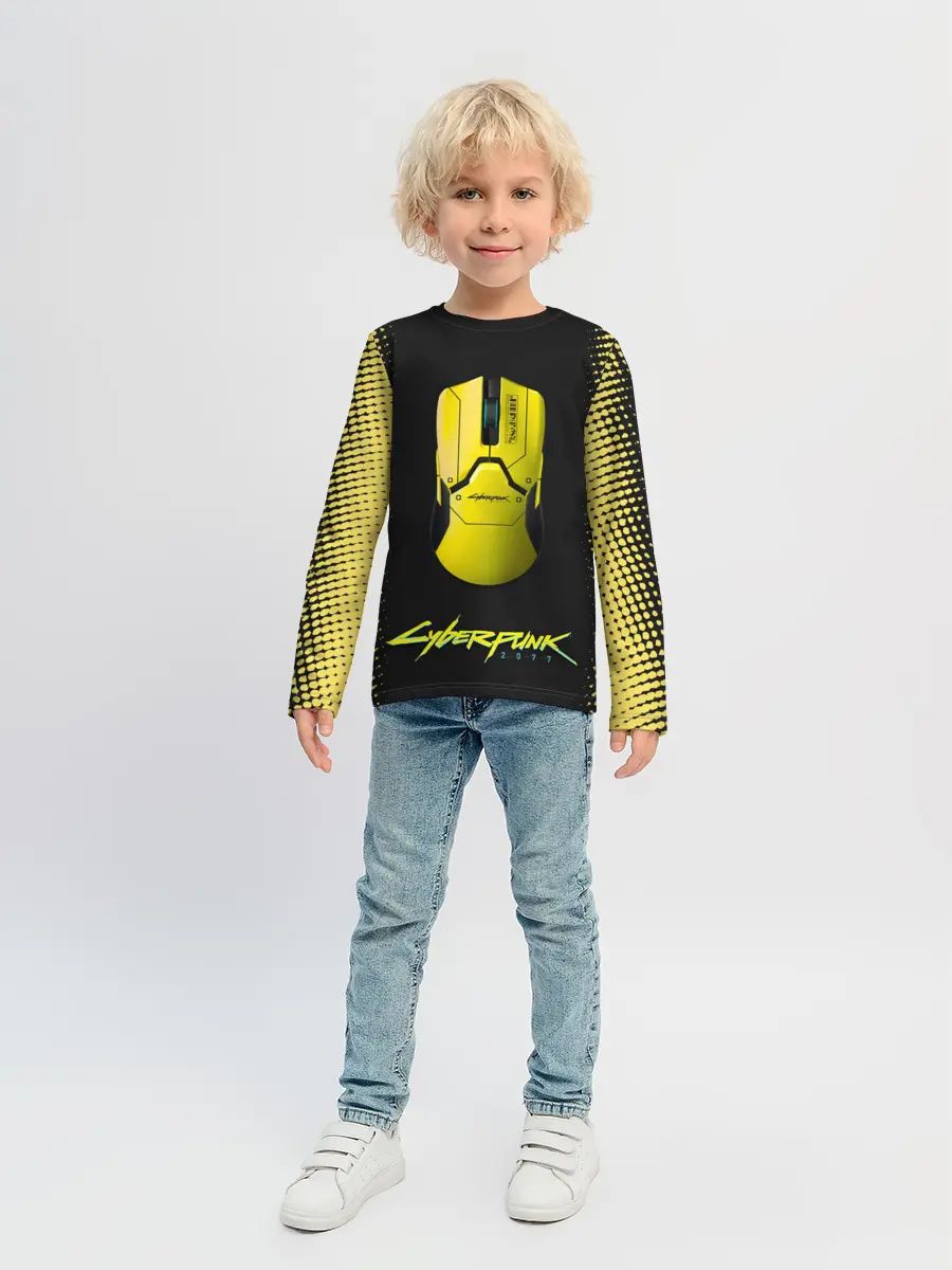 Детский лонгслив / cyberpunk 2077