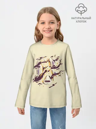 Детский лонгслив / Маска Безликого раскололась