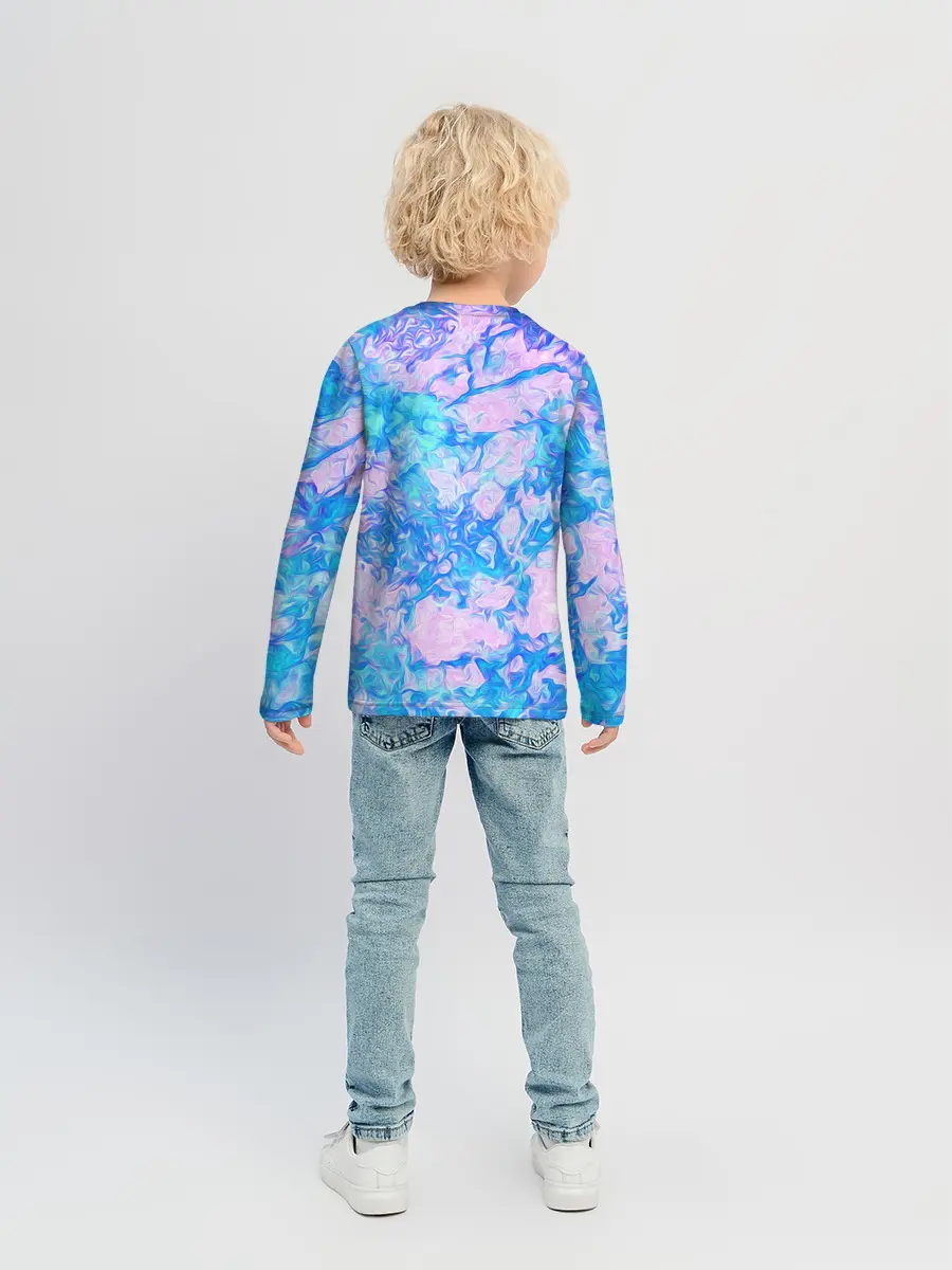 Детский лонгслив / Нежные краски