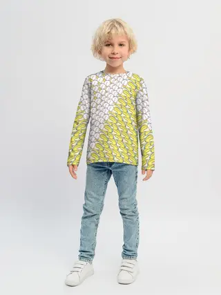Детский лонгслив / Банана-котики