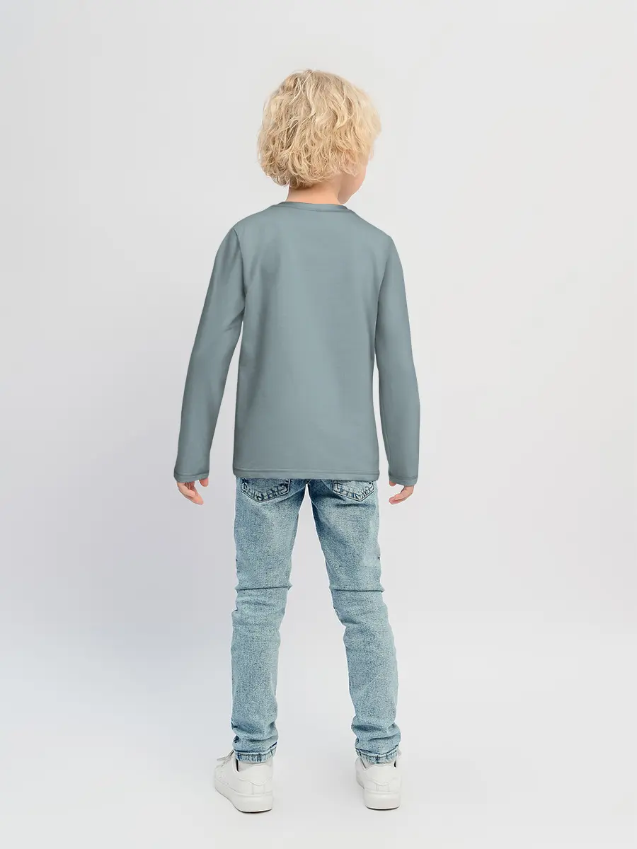 Детский лонгслив / нарисованный конь