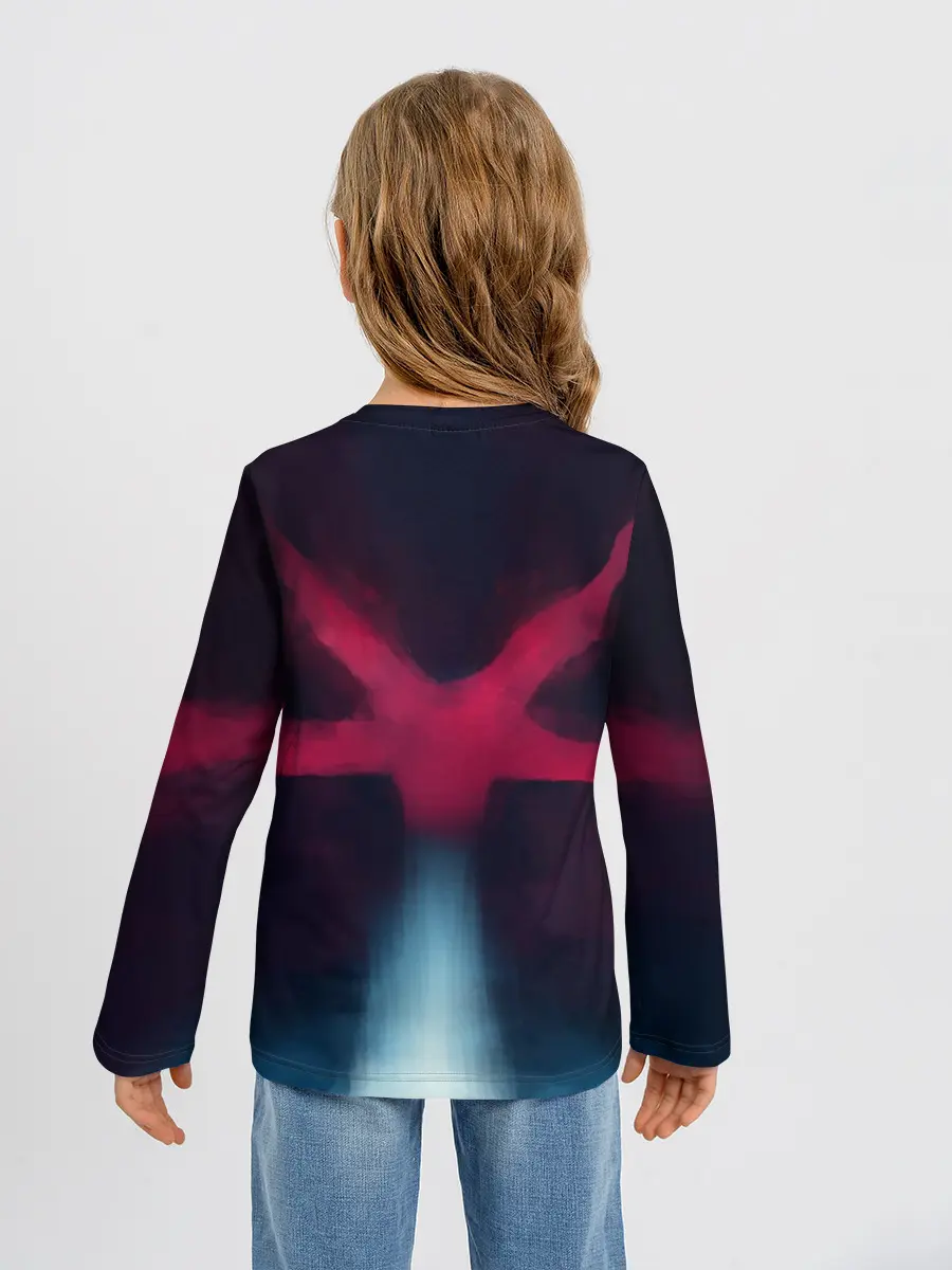 Детский лонгслив / Kirito спиной