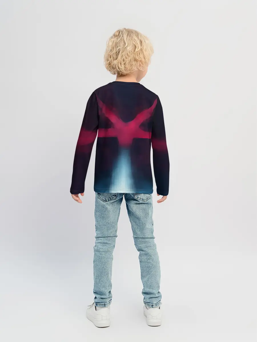 Детский лонгслив / Kirito спиной