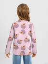 Детский лонгслив / Капкейки на розовом