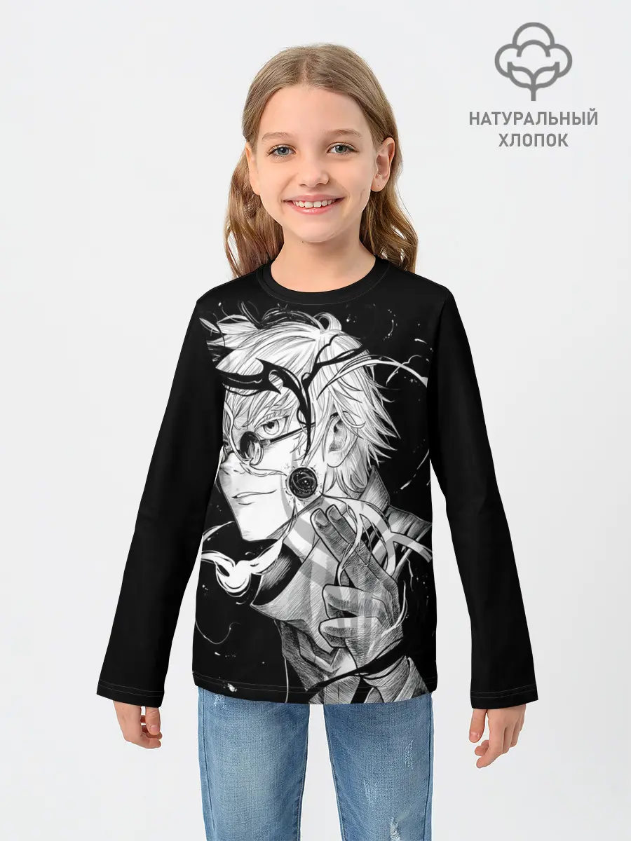 Детский лонгслив / Магическая Битва Сатору Гото