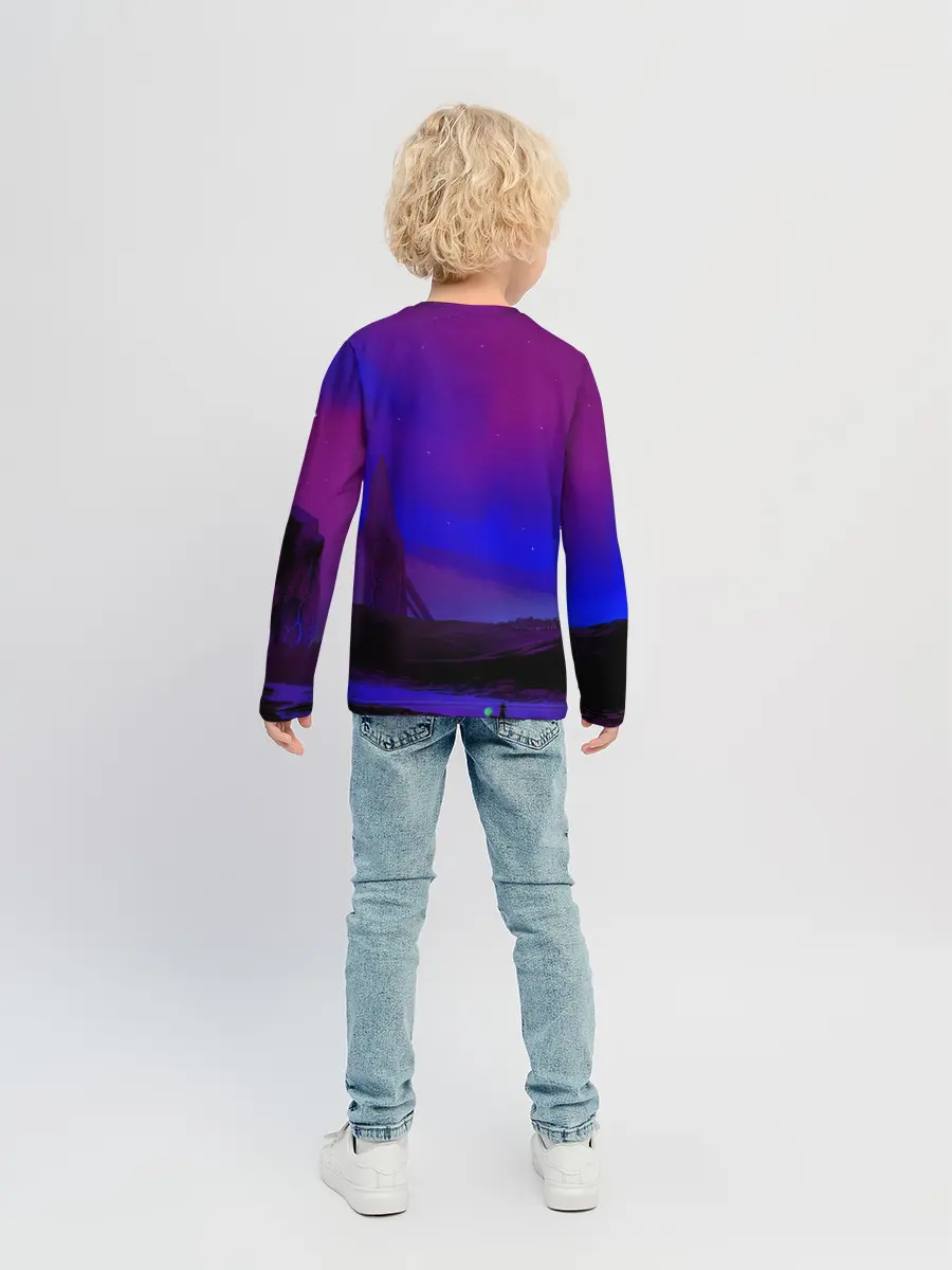 Детский лонгслив / Сказочный волк