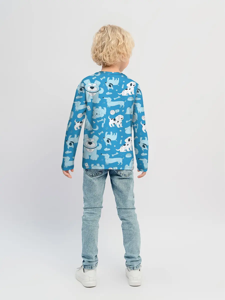 Детский лонгслив / Собачки