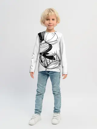 Детский лонгслив / Груздь