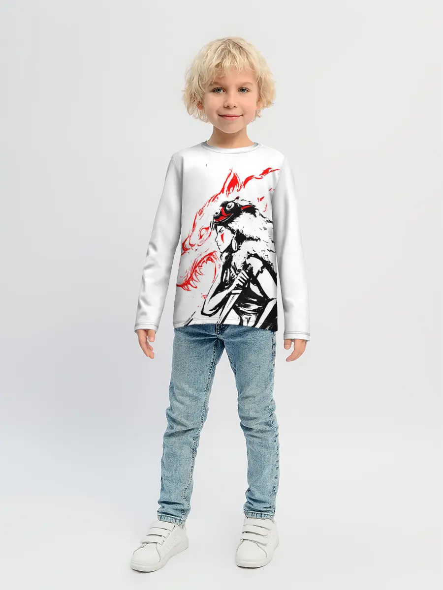 Детский лонгслив / Принцесса Мононоке