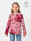 Детский лонгслив / Розовые Розы