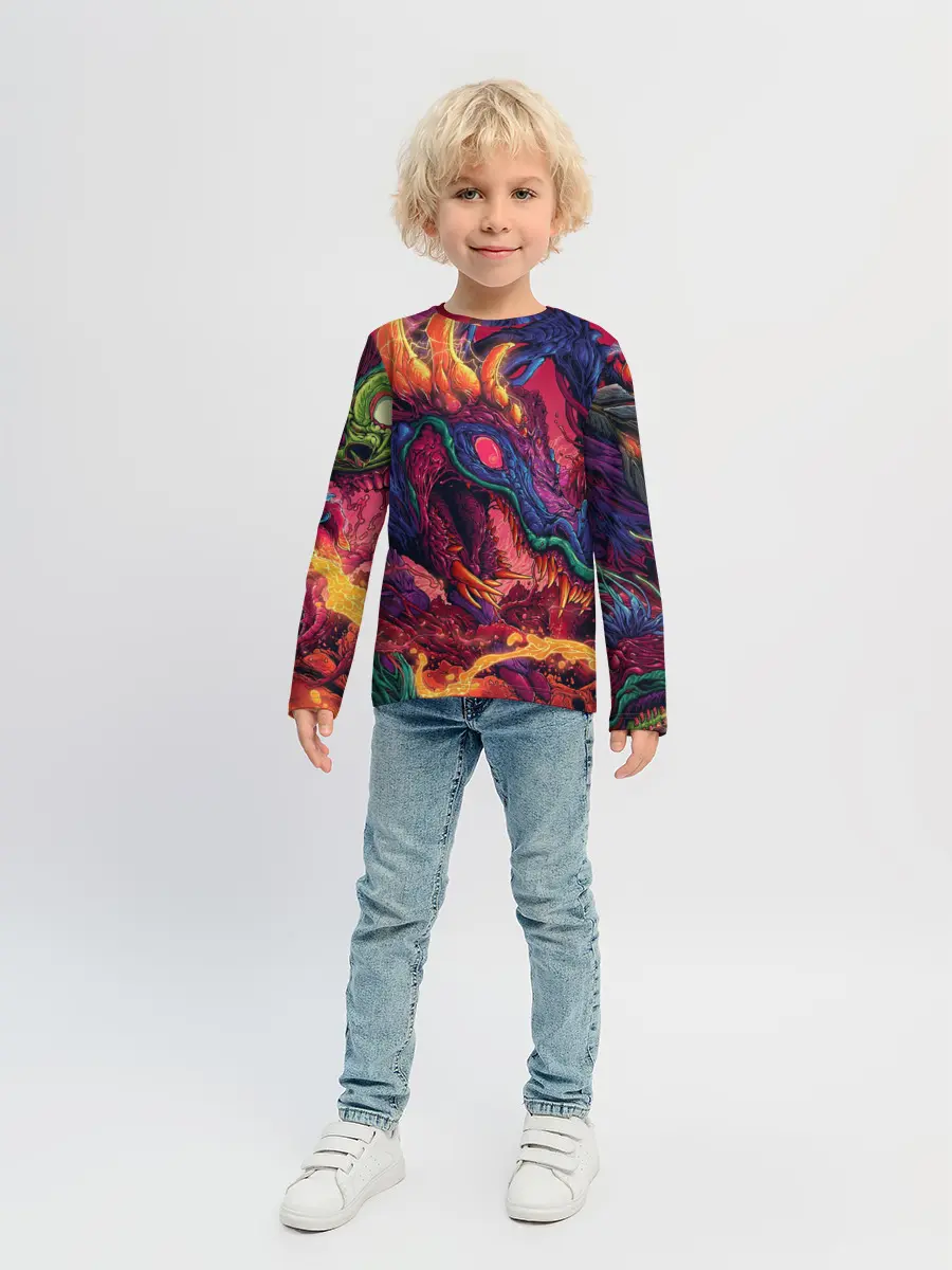 Детский лонгслив / HYPER BEAST | СКОРОСТНОЙ ЗВЕРЬ