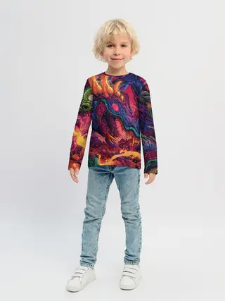 Детский лонгслив / HYPER BEAST | СКОРОСТНОЙ ЗВЕРЬ