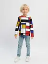 Детский лонгслив / Color blocking