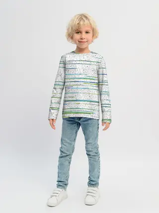 Детский лонгслив / Абстракция