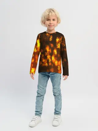 Детский лонгслив / BITCOIN KRYPTONATE