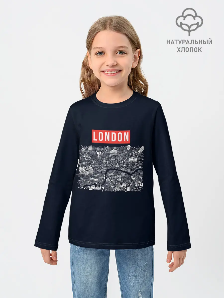 Детский лонгслив / LONDON