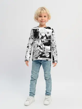 Детский лонгслив / Магическая битва манга