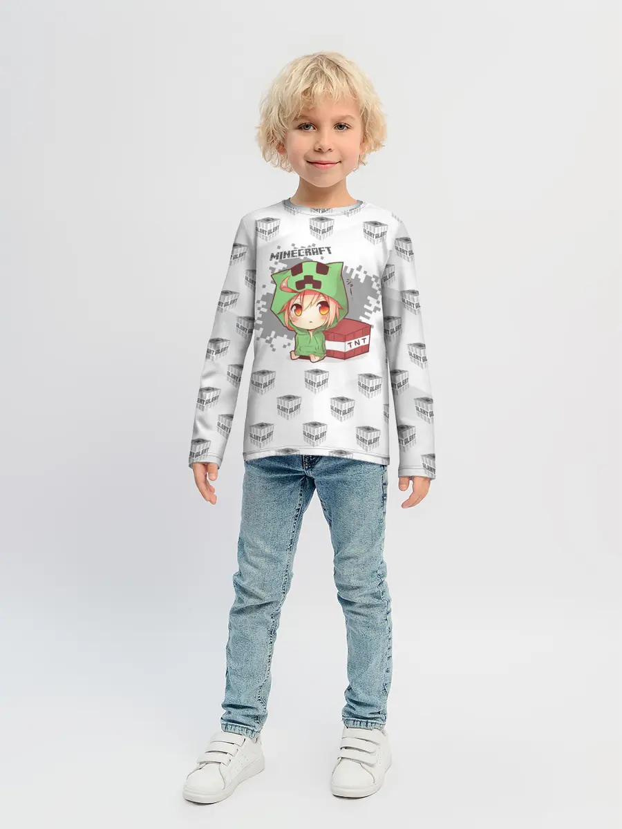 Детский лонгслив / Minecraft