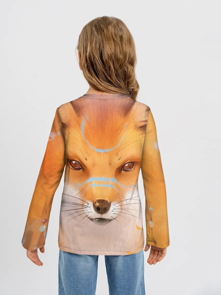 Детский лонгслив / Лиса