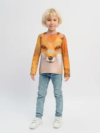 Детский лонгслив / Лиса