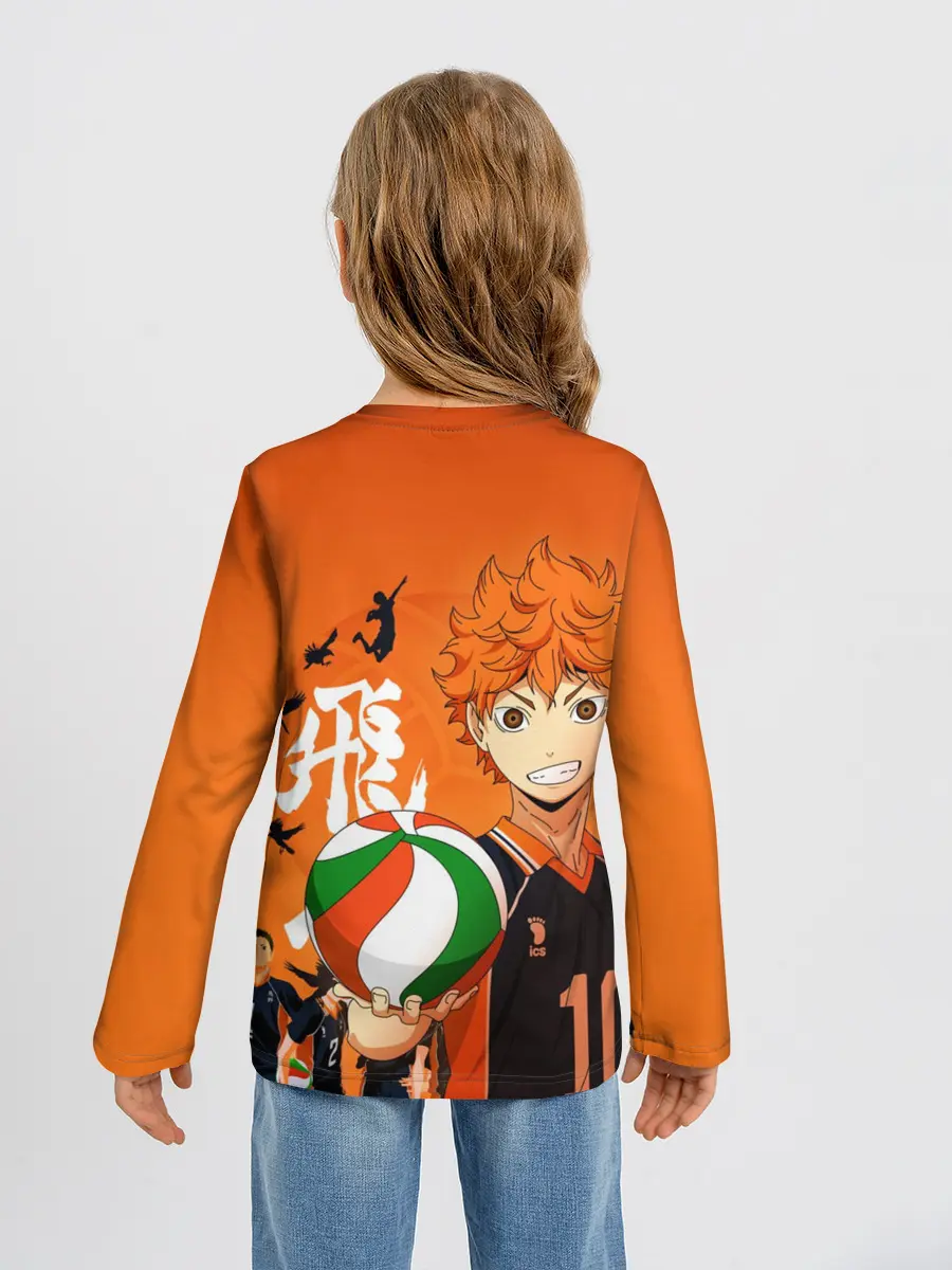 Детский лонгслив / Волебольная команда из аниме HAIKYUU!!